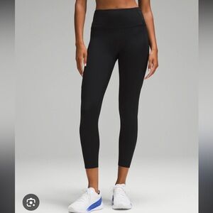 Lululemon fast and free running leggings black 2